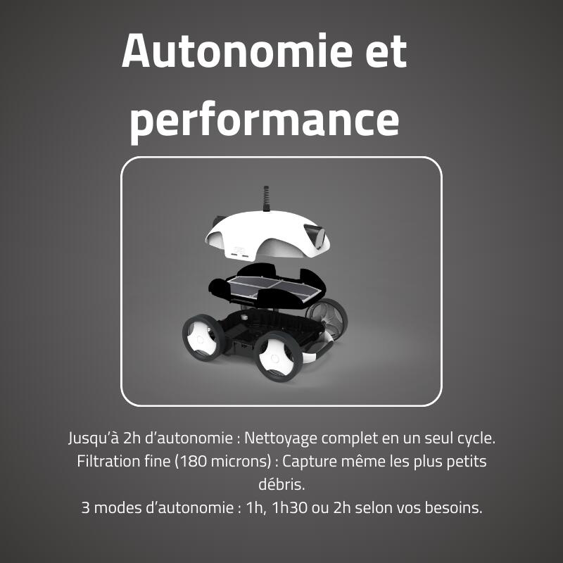 Bestway Robot piscine Falcon+ nettoyage fond et pentes 28 m² max 4/7
