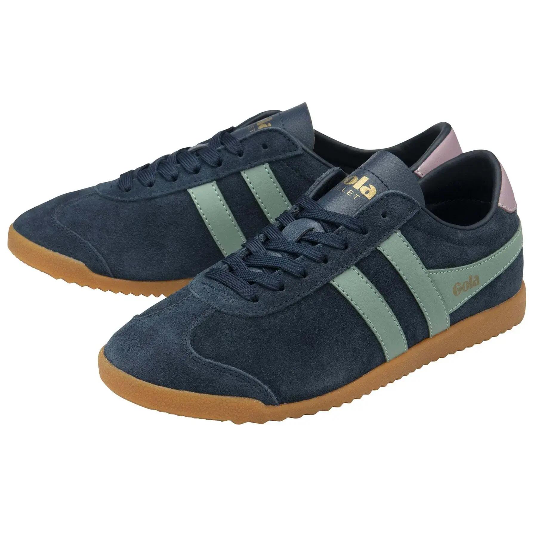 Sapatilhas de mulheres Gola Bullet Suede Trainer 3/5