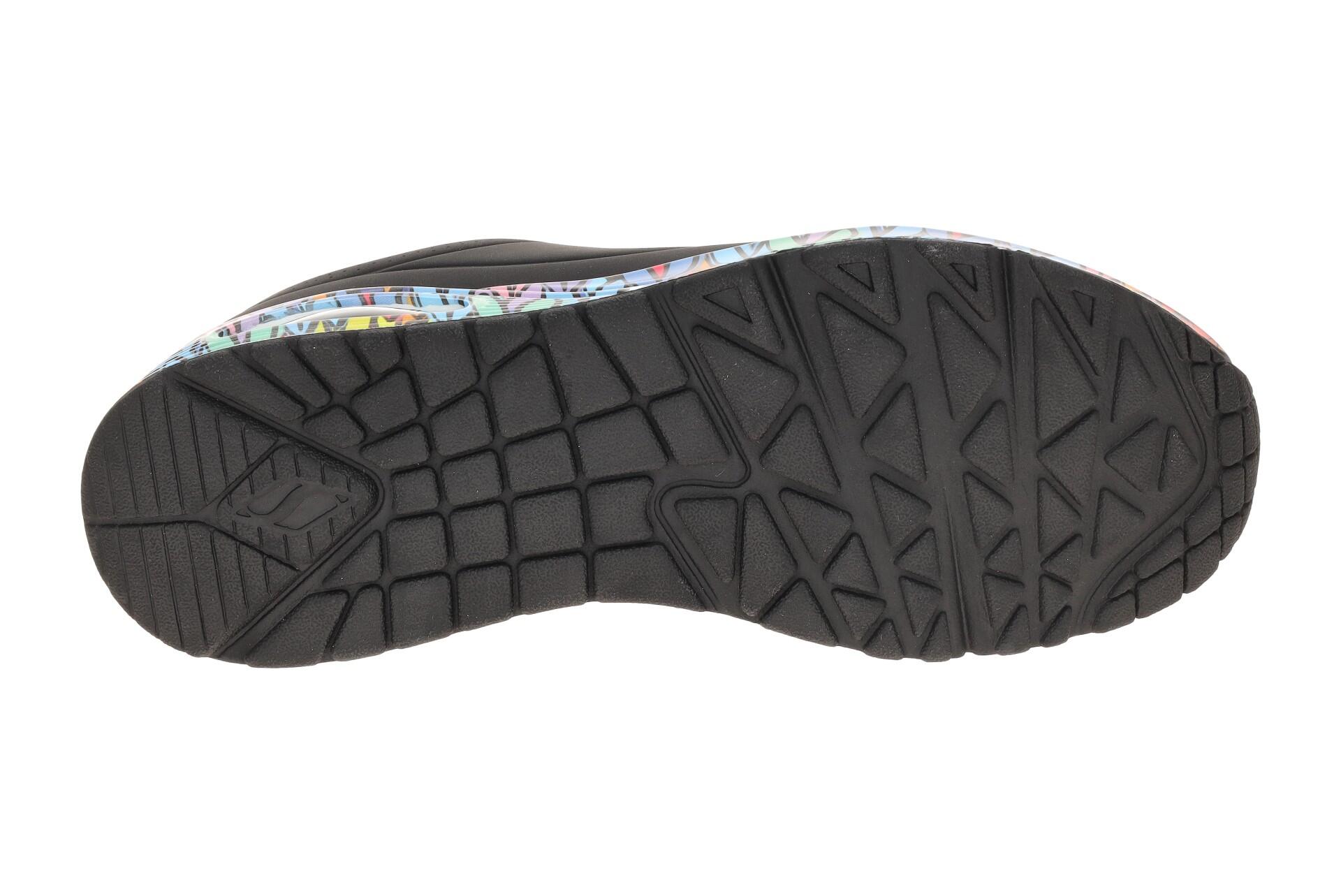Skechers Damen Sport Casual UNO RAVAGED LOVE Sneakers 177918 BKMT 6/6