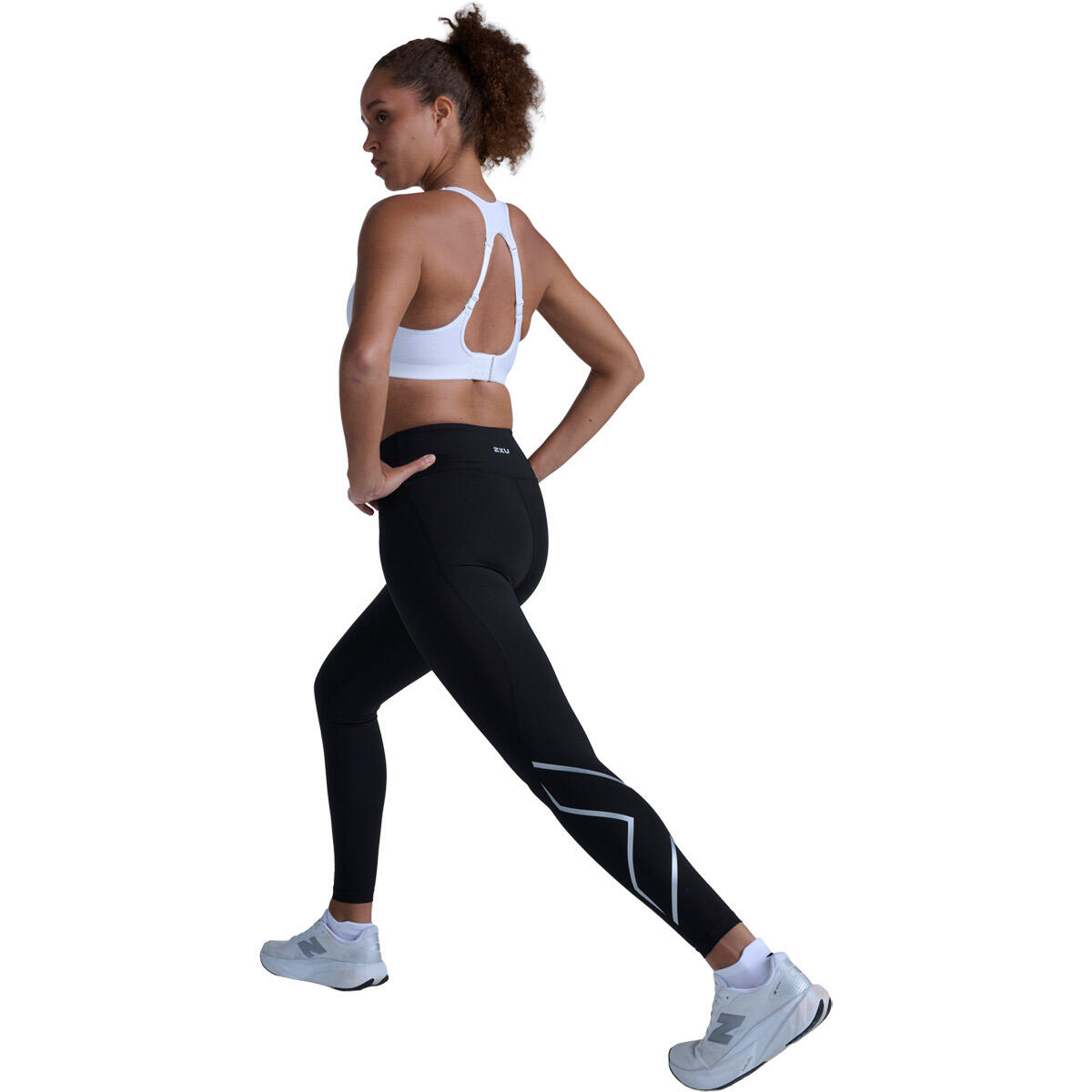 Malla Mujer Core Hi-Rise Comp Tights 2XU Negro 3/6
