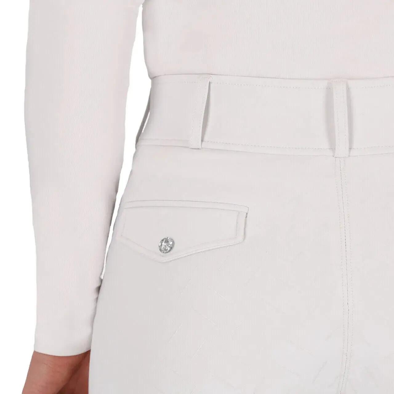 Leggings da equitazione da donna QHP Vaila 5/6