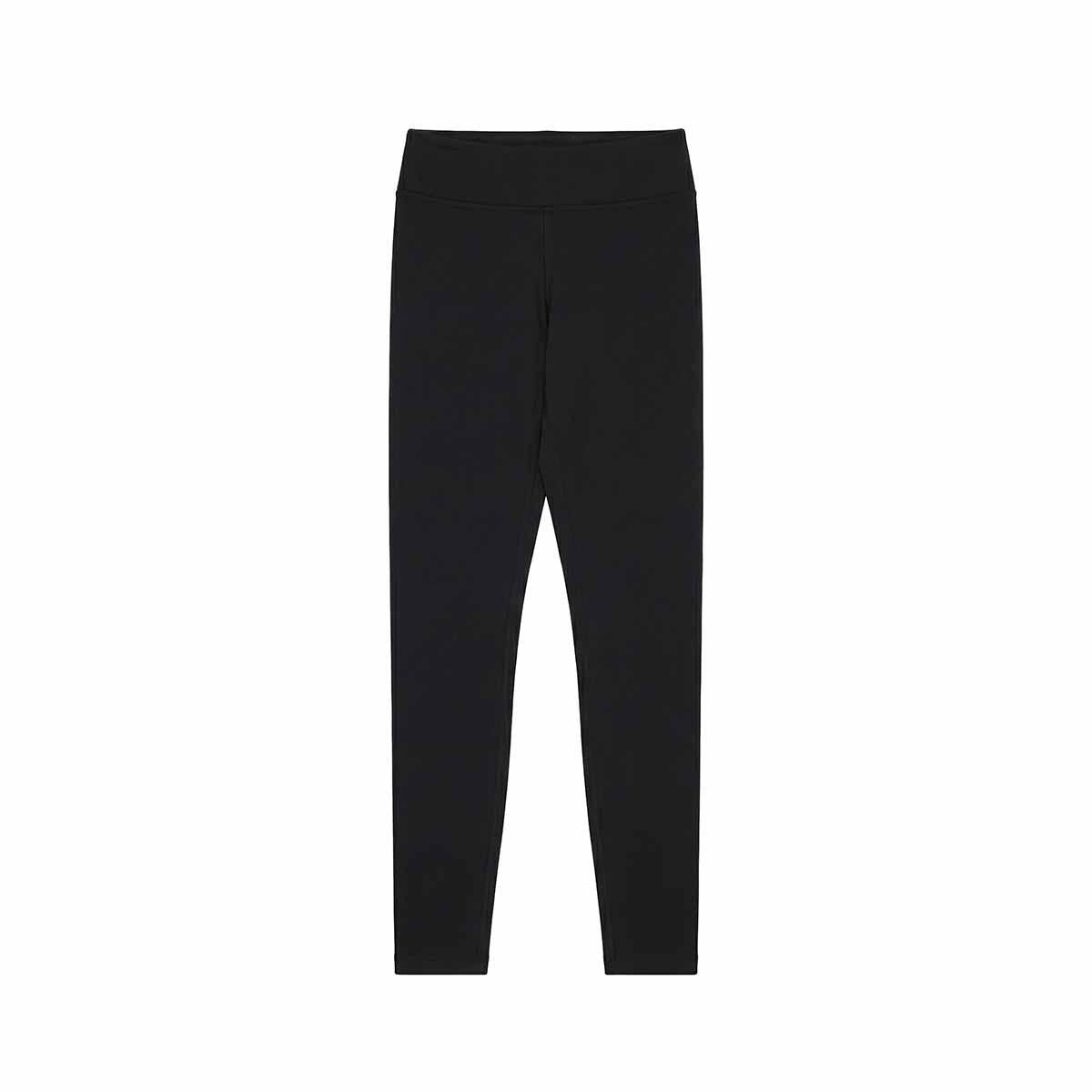 Pantaloni tuta da donna in poliestere nero da training 6/6