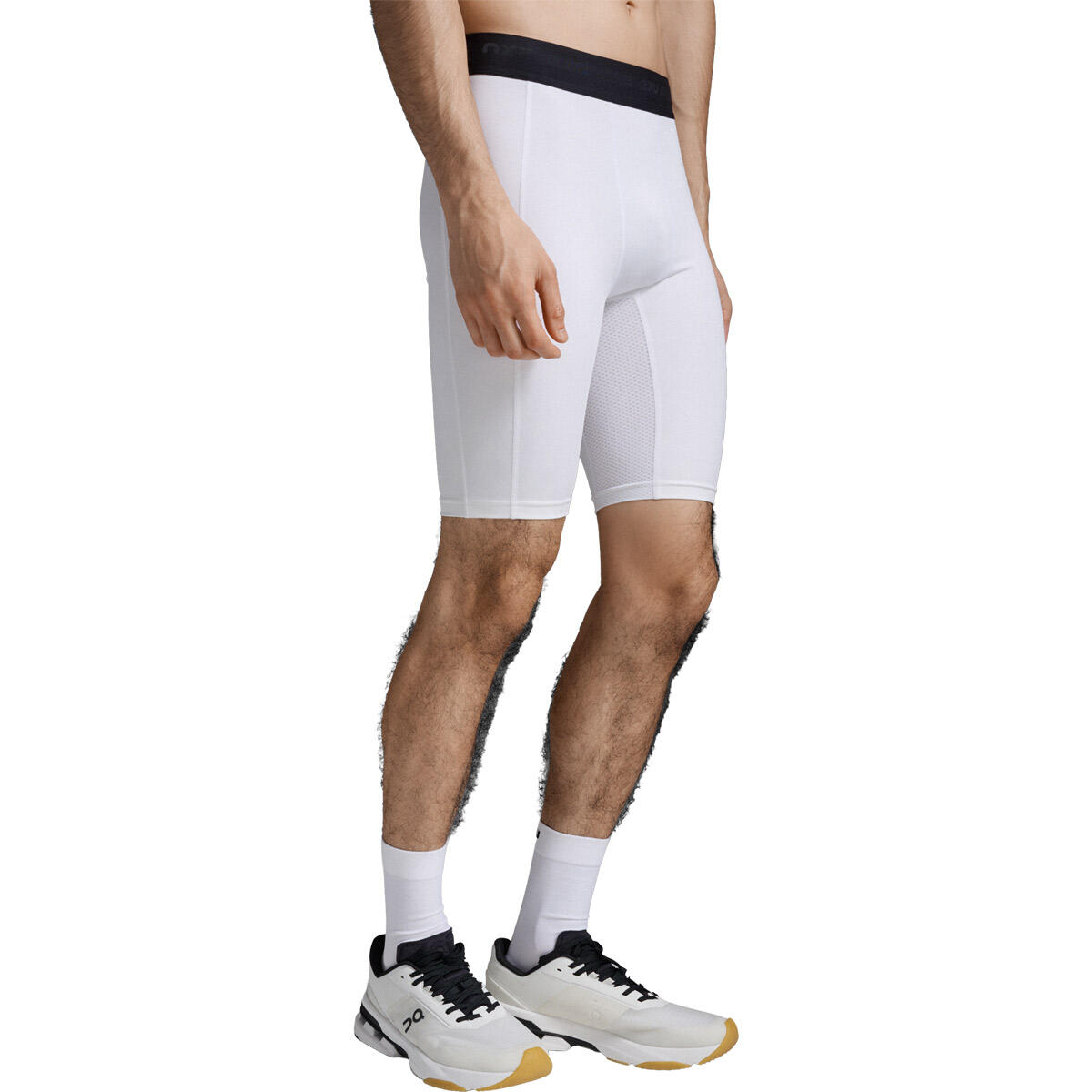 Malla Hombre Base Layer Comp Shorts 2XU Blanco 4/7