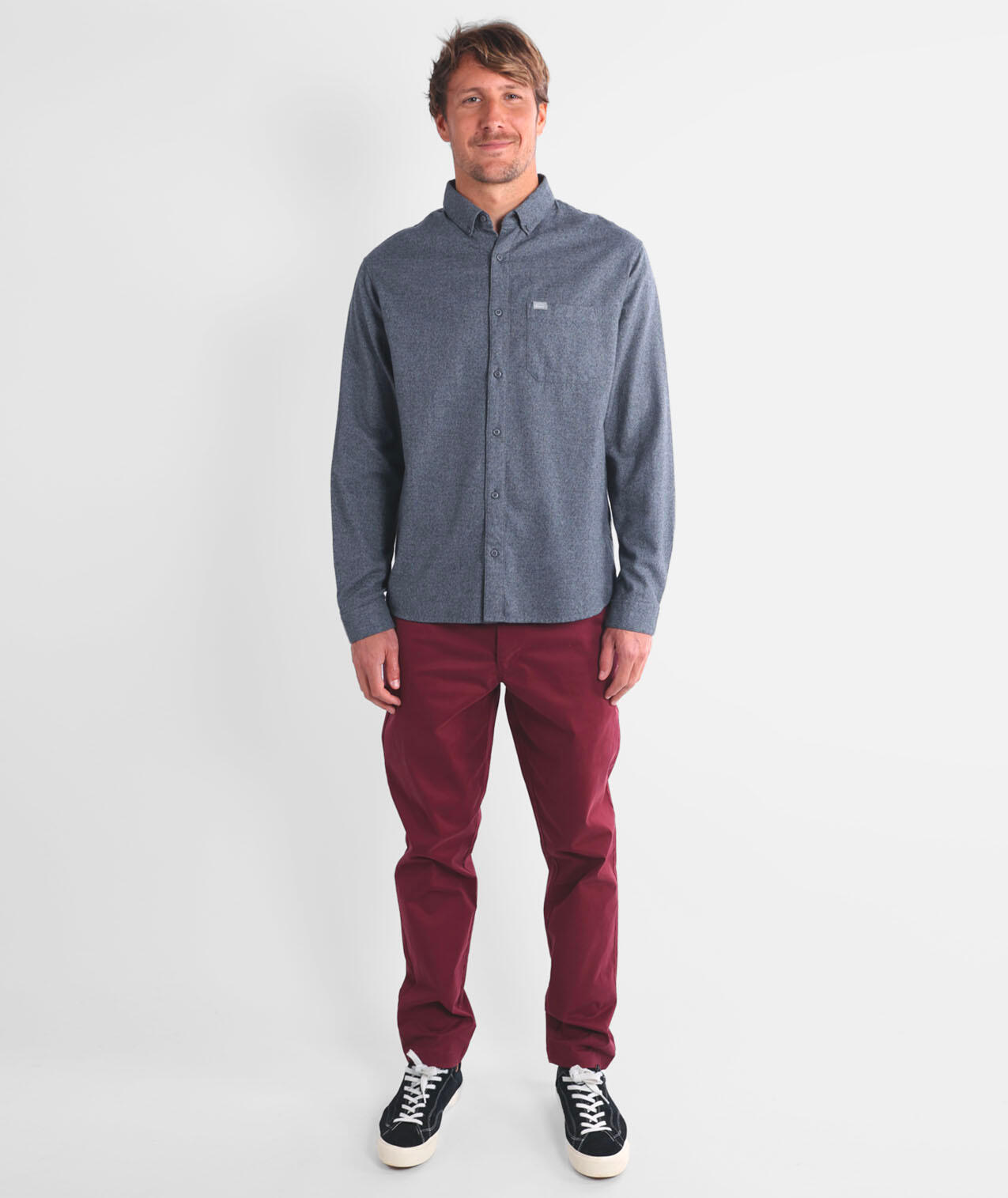 Flanellen shirt met lange mouwen HILLTOP 4/4
