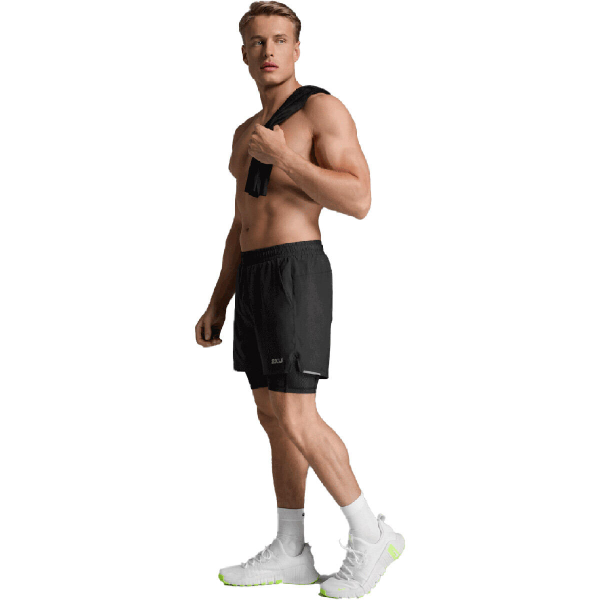 Pantalón Corto Hombre Aero Mesh 2-In-1 5 Inch Short 2XU Negro 4/6
