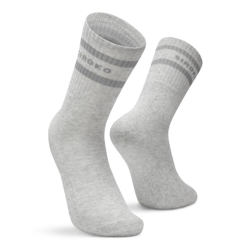 Șosete sportive, pachet de 3 perechi Sidekick Slate Alb
