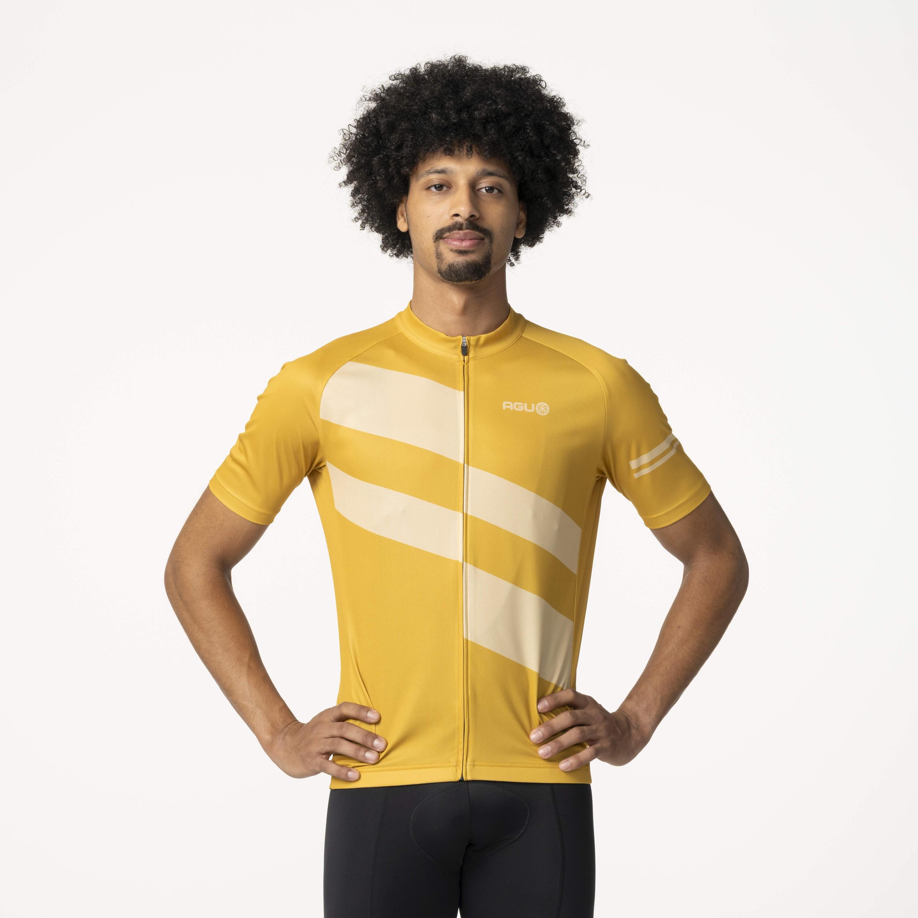 Diagonal Stripes Trikot Essential Herren Amber Haze 4/7