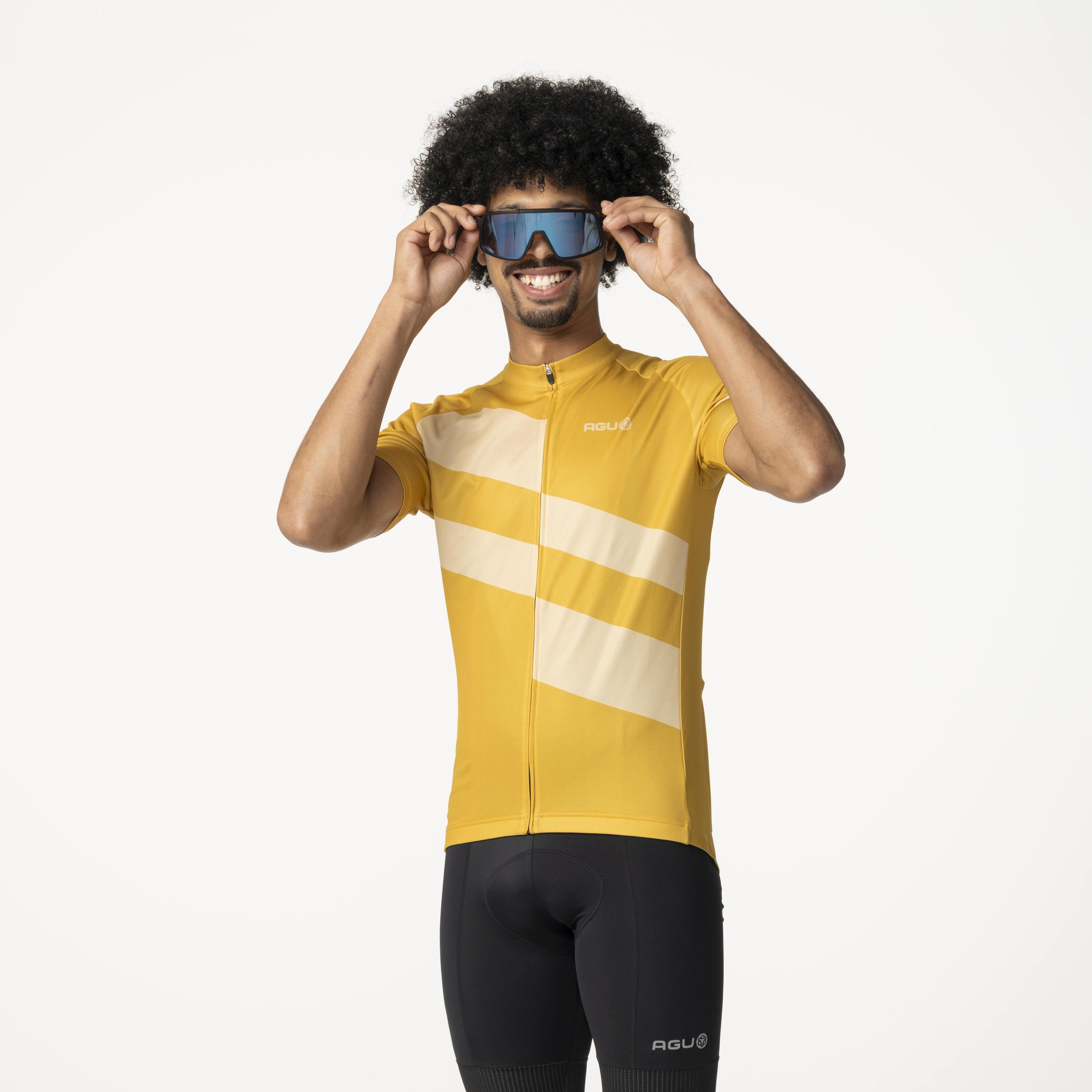 Diagonal Stripes Trikot Essential Herren Amber Haze 6/7