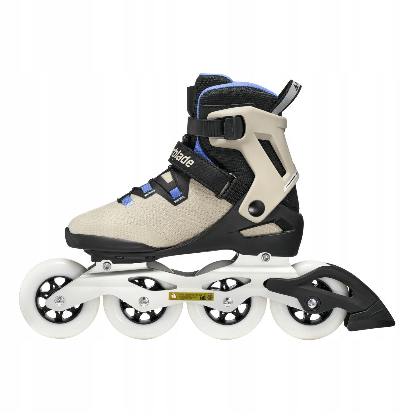ROLLERBLADE Roller Fitness Macroblade 90 W Noir Le Sable Bluet 3/7