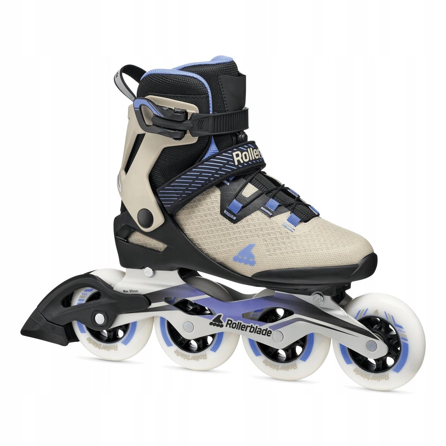 ROLLERBLADE Roller Fitness Macroblade 90 W Noir Le Sable Bluet 2/7