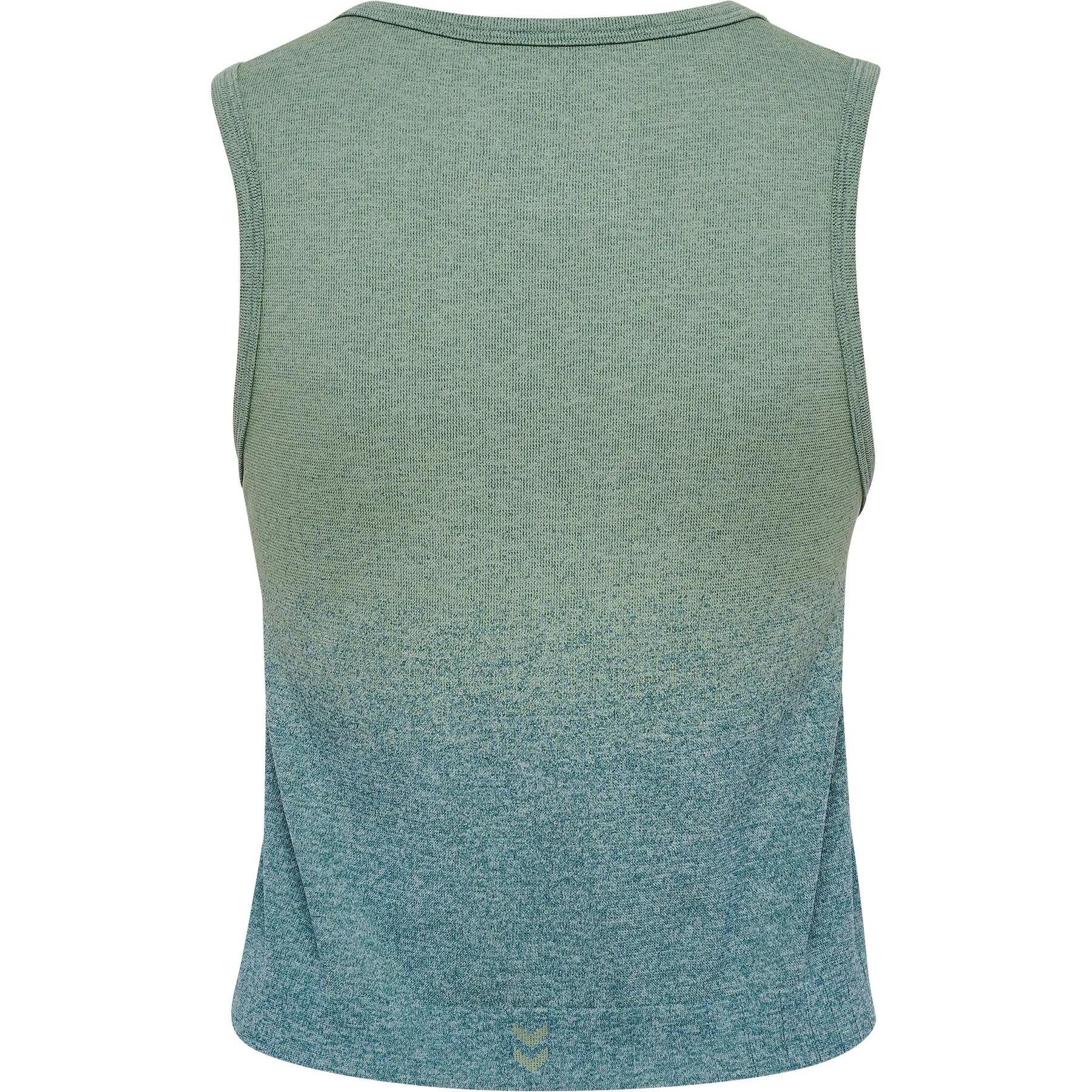 Naadloze korte tanktop voor dames Hummel Gradient 3/4