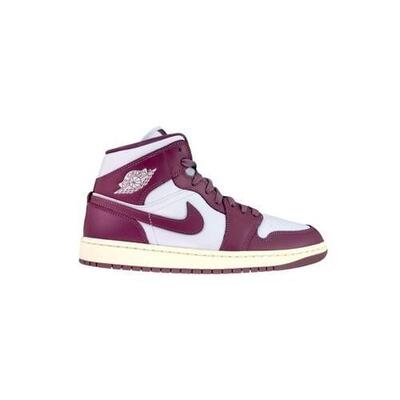 Schoenen voor basketbal voor vrouwen nike air jordan 1 mid pure