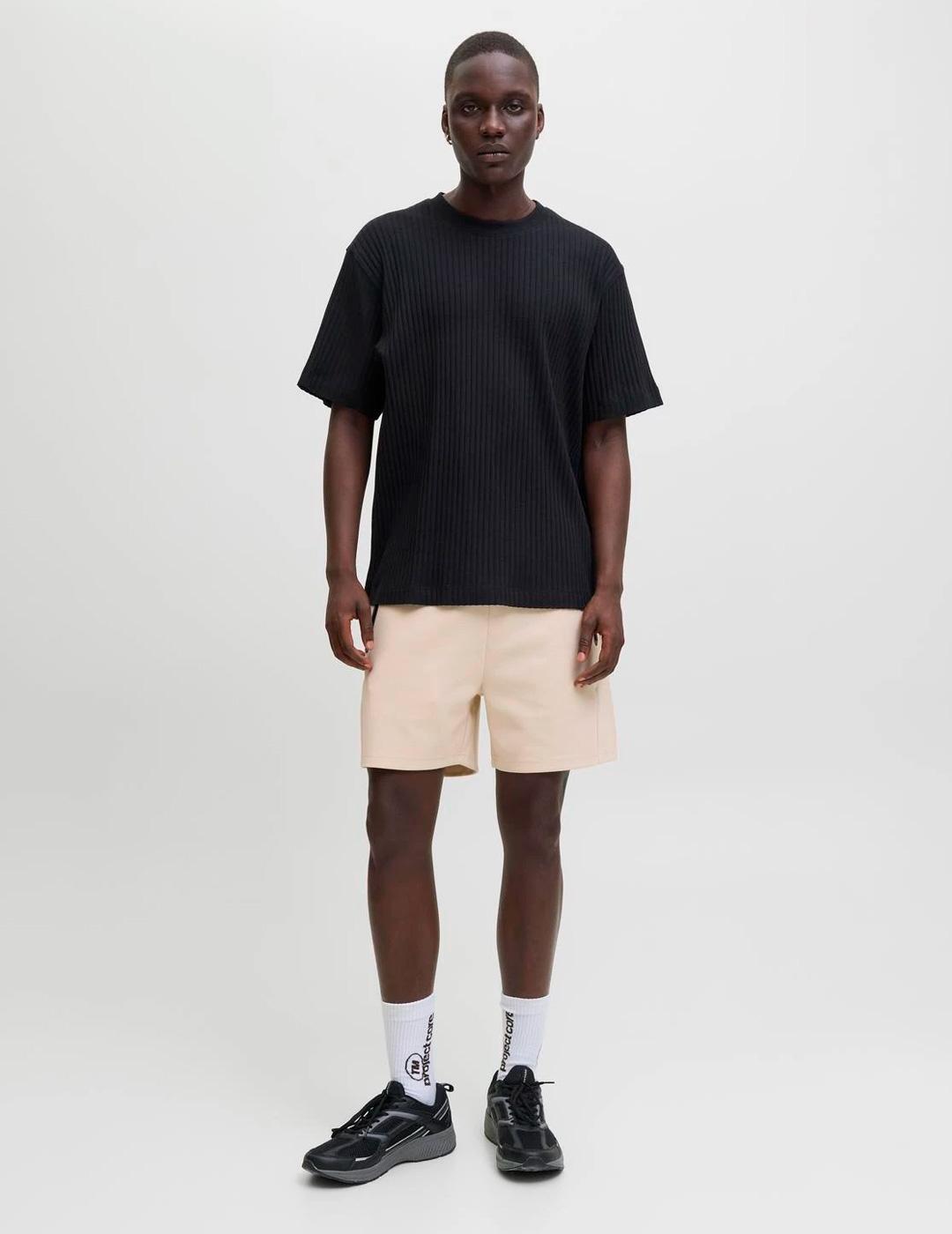 Bermudas et shorts pour homme Jack&Jones beige. 3/6