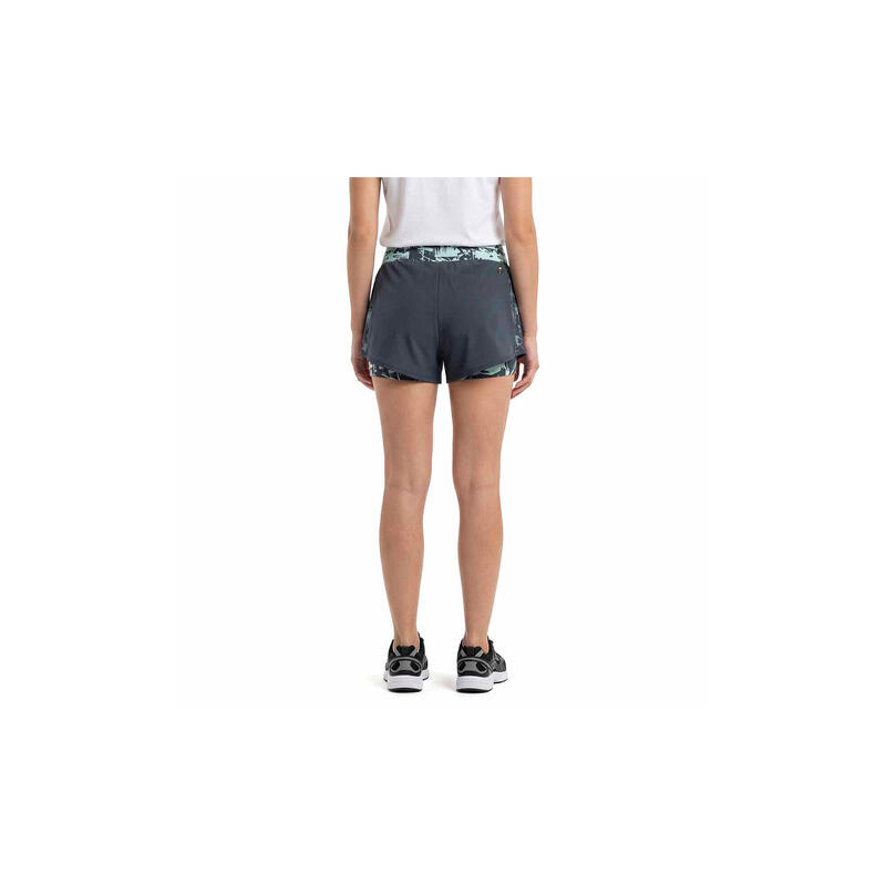 Pantalon scurt 2‑în‑1 Kappa Igbax damă verde - Slim Fit