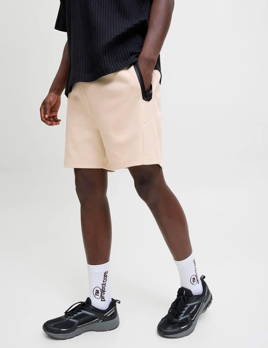 Bermudas et shorts pour homme Jack&Jones beige. 6/6