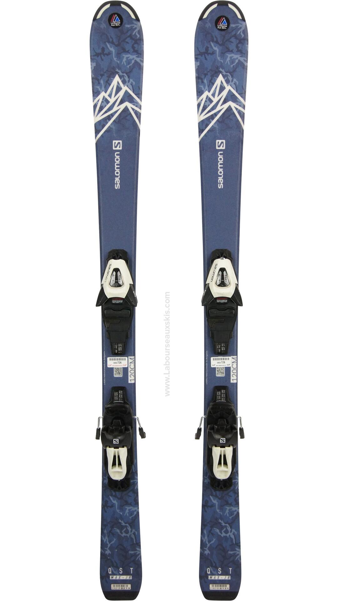Reconditionné - SALOMON QST MAX JR S + SALOMON  5 - Très bon état 2/2