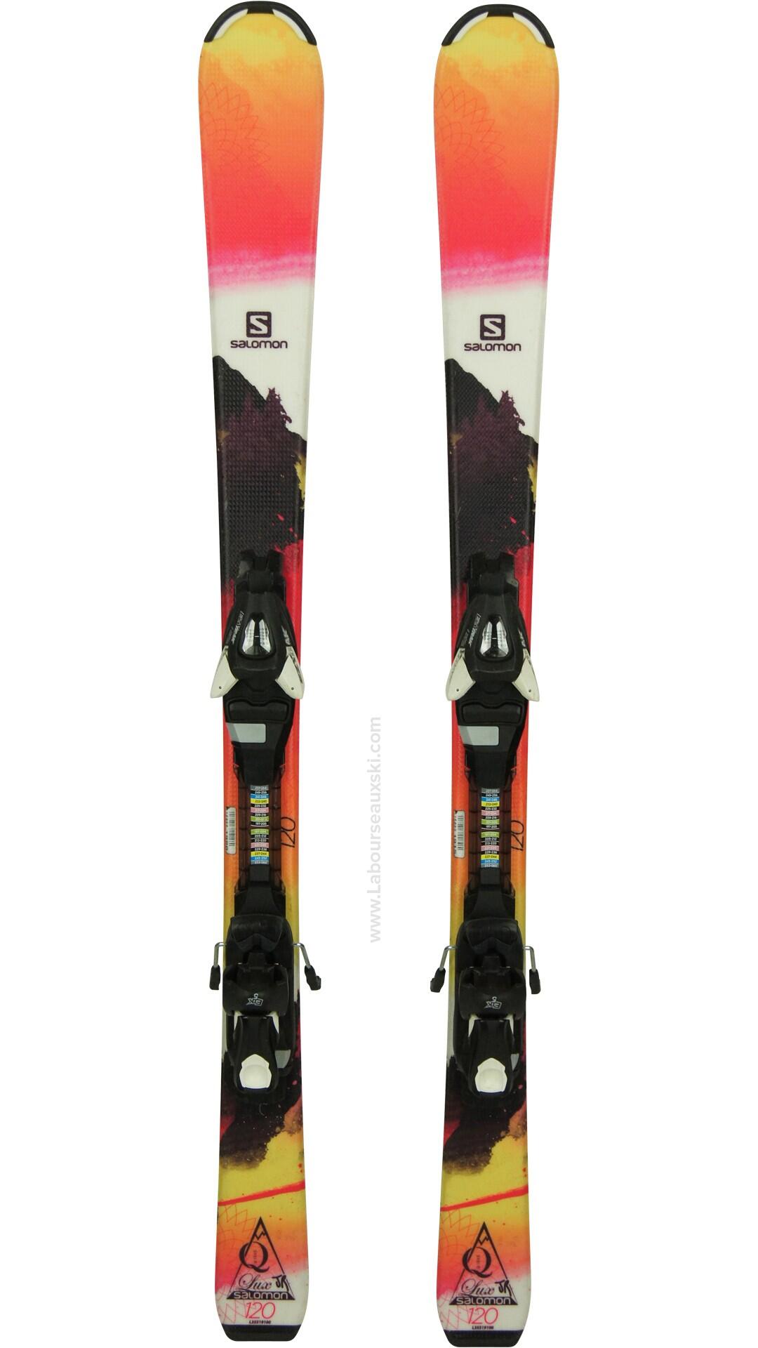 Reconditionné - SALOMON Q-LUX JR + FIX - Très bon état 2/5