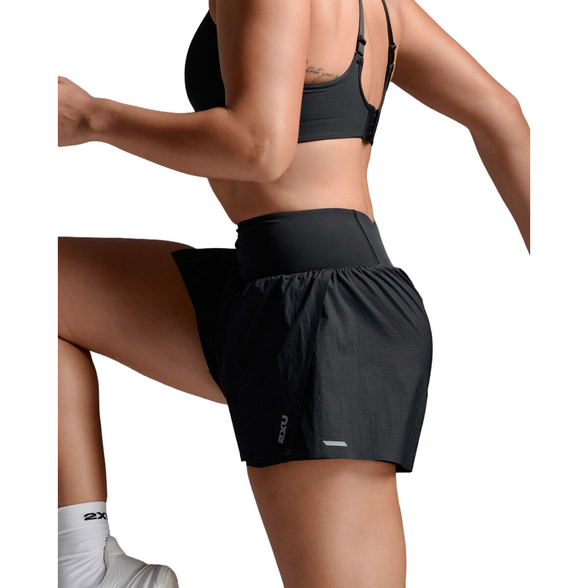 Pantalón Corto Mujer Aero Hi-Rise2-In-1 3Inchshorts 2XU Negro 4/6