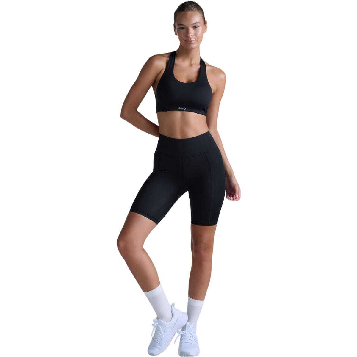 Pantalón Corto Mujer Core Hi-Rise Comp 7 Inch Short 2XU Negro 4/7