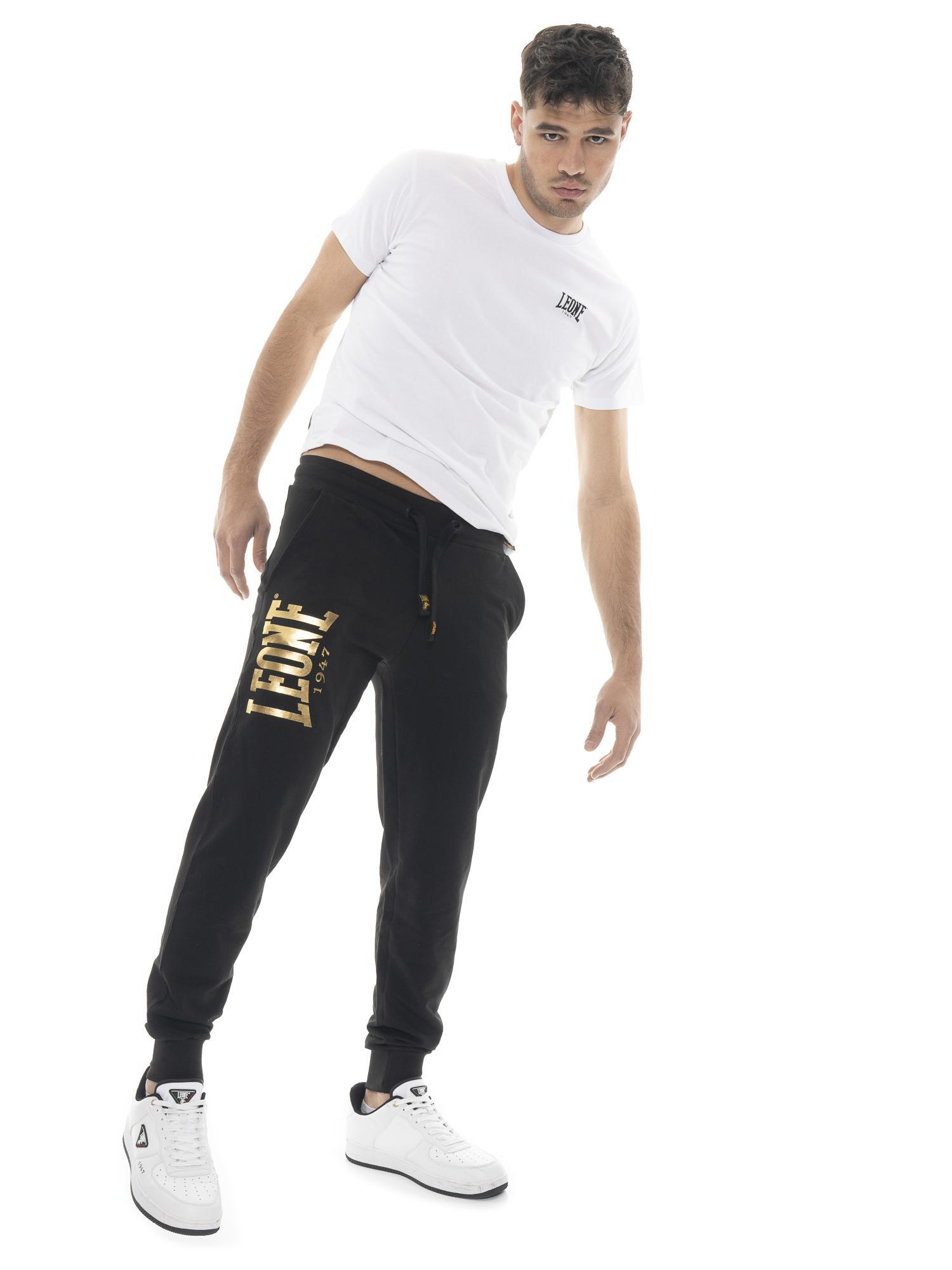 Pantalones de invierno para hombre con puños, estampado dorado Leone 1947 5/5