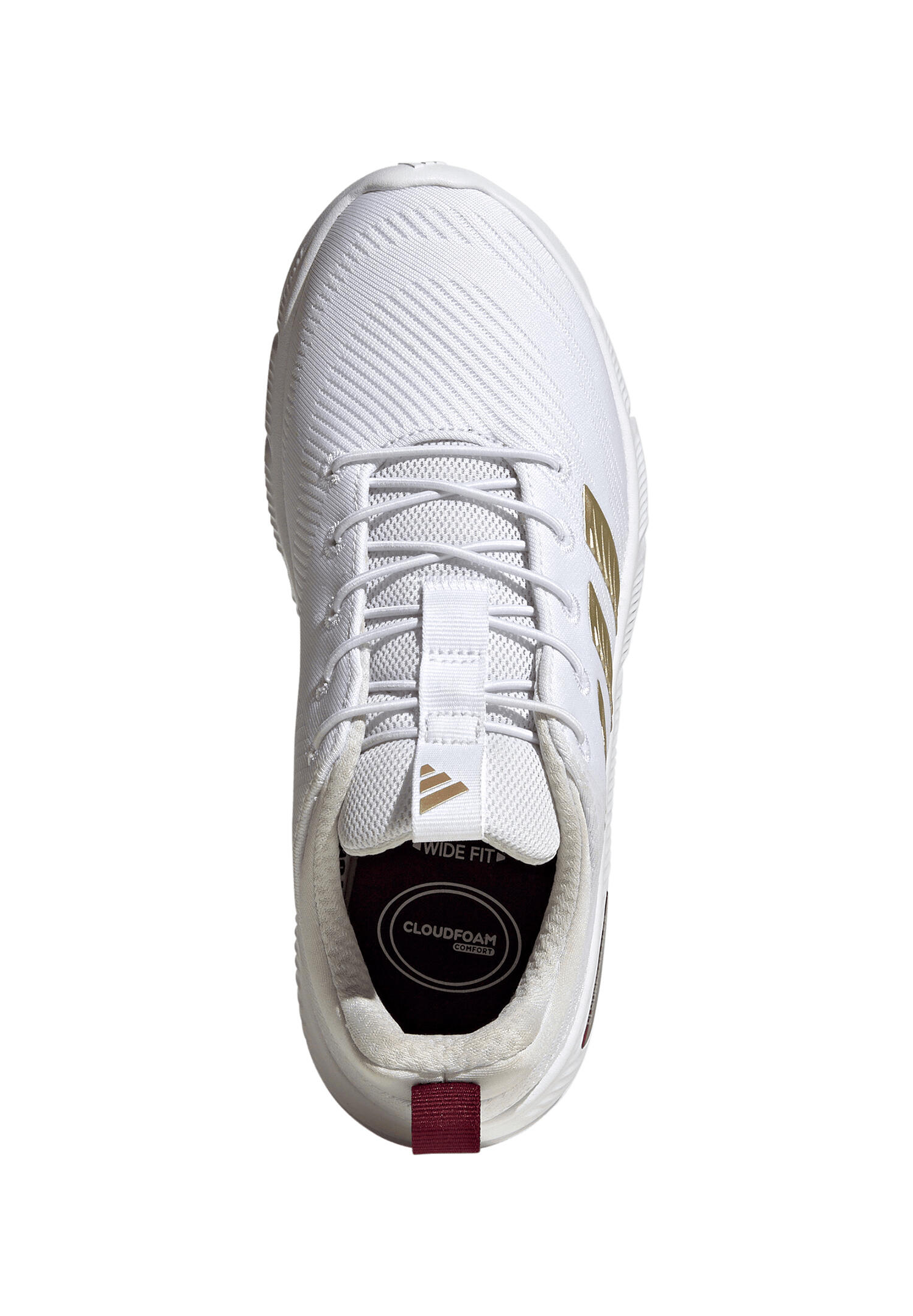Adidas Damen Cloudfoam Flex - Elastic Laces Frauen Sneaker Wide HQ4930 weiß 6/7
