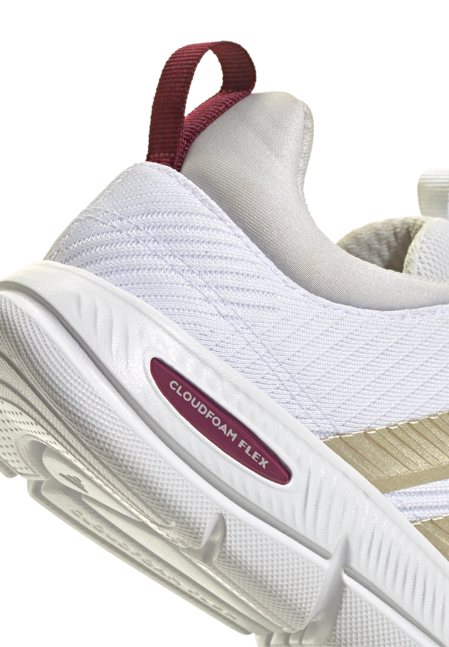 Adidas Damen Cloudfoam Flex - Elastic Laces Frauen Sneaker Wide HQ4930 weiß 5/7