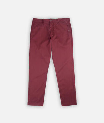 Pantalon chino uni stretch REANO