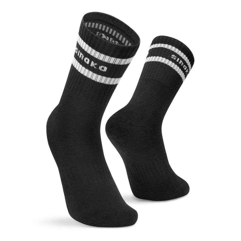 Herren und Damen Fitness Mittelhohe Sportsocken 3er-Pack Sidekick Pink Rosa 4/6