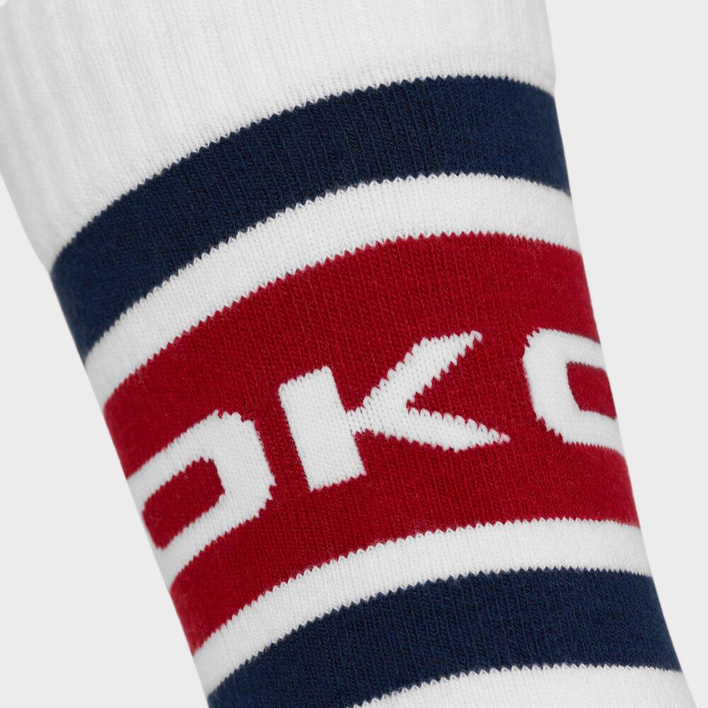 Chaussettes de ski rétro Homme et Femme Albulapass White Blanc 5/5
