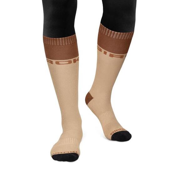 Chaussettes de snowboard Homme et Femme Fuji Brown Marron