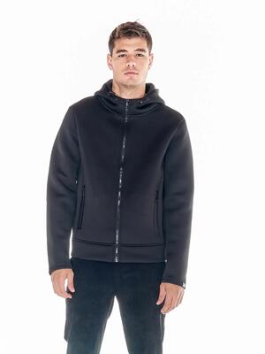 Jas heren leone 1947 apparel soft basic rits capuchon neopreen