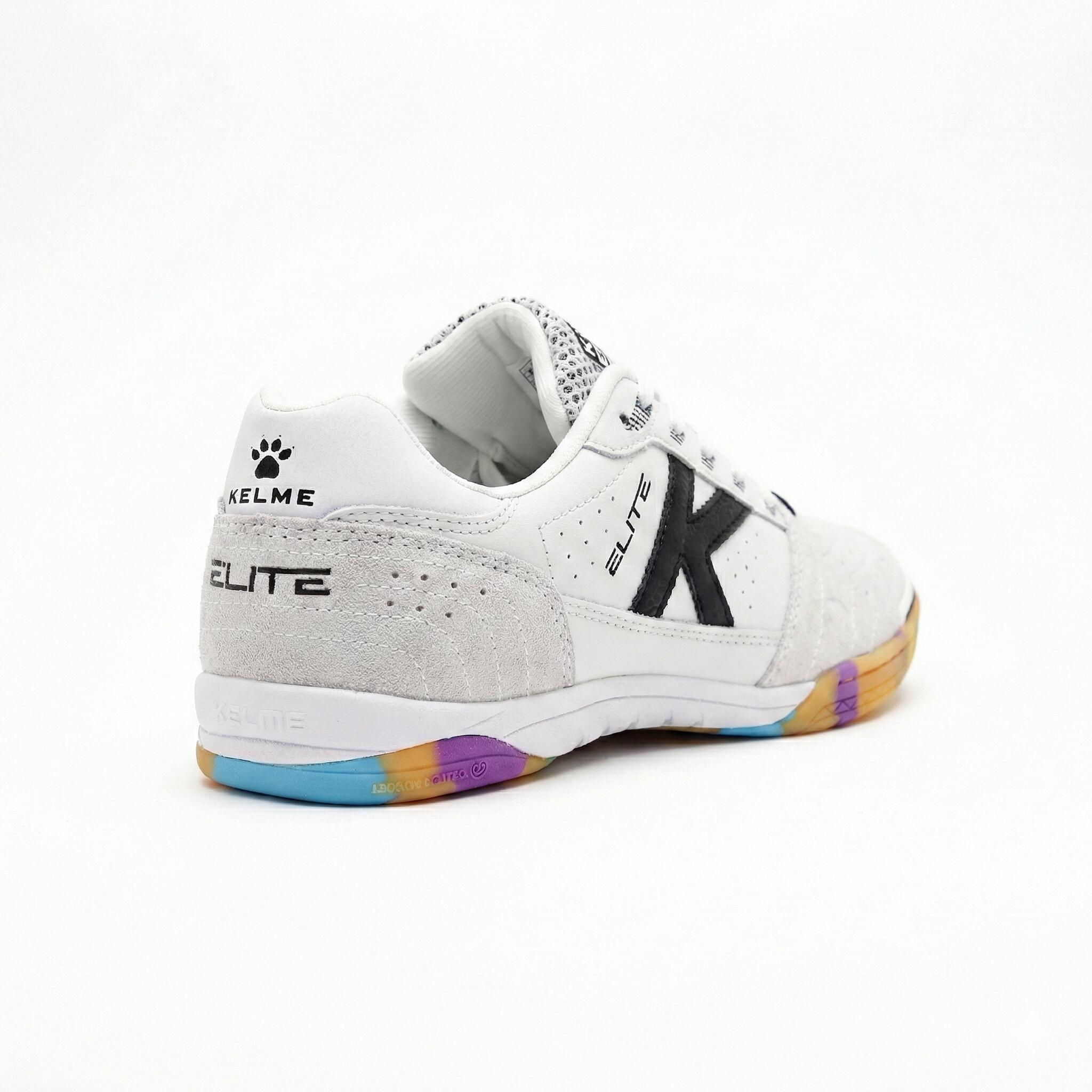 Kelme Zapatillas De Fútbol Sala Elite Blanco Unisex 3/7