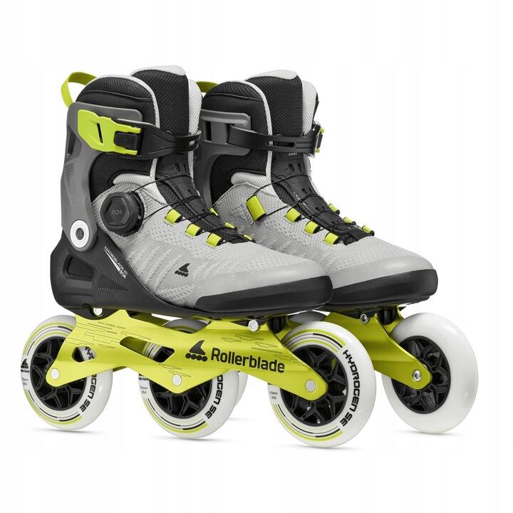 ROLLERBLADE Roller Fitness Macroblade 110 Boa Noir Gris Lime 6/7