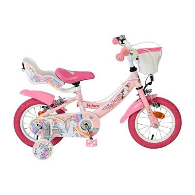 Kinderfiets 12 inch 3 jaar unicorn
