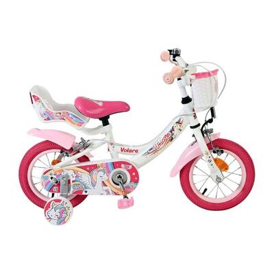 Kinderfiets 12 inch 3 jaar unicorn