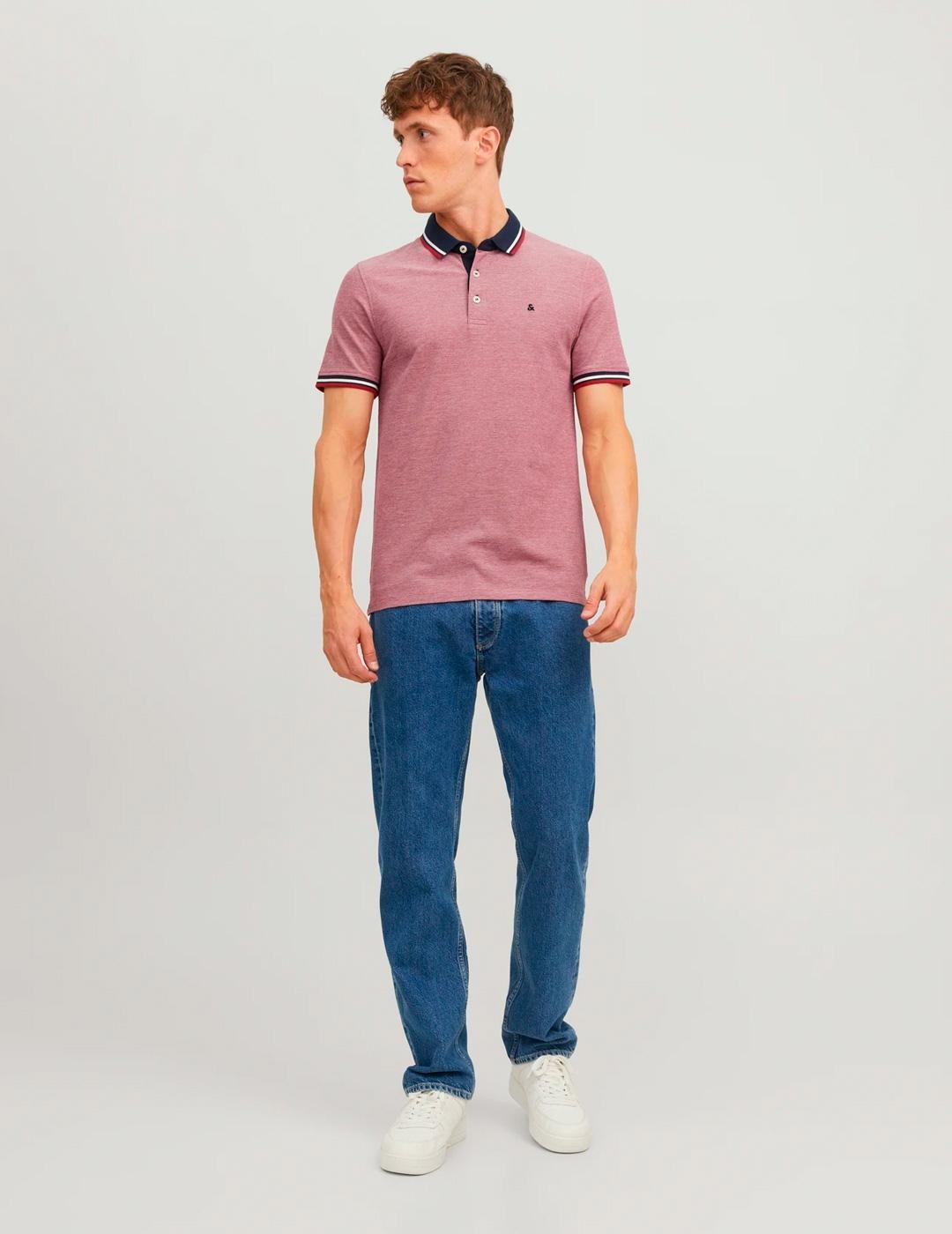 Sailing polo, shirts para Hombre Jack&jones  Rosa 3/6