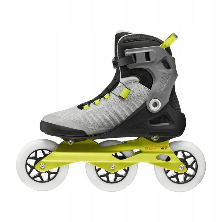 ROLLERBLADE Roller Fitness Macroblade 110 Boa Noir Gris Lime 4/7