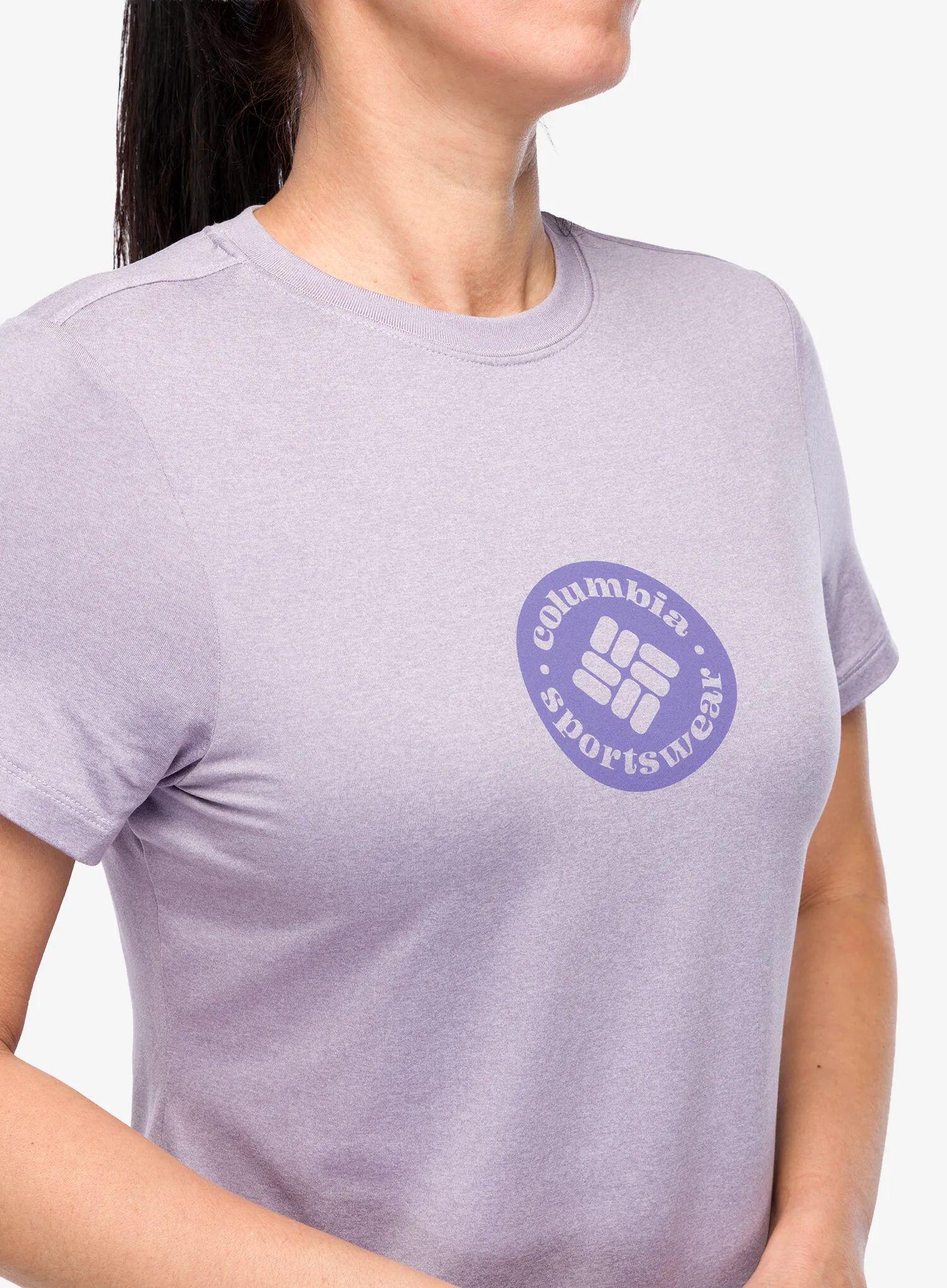 Koszulka szybkoschnąca damska Columbia Parsons Point S/S Graphic Tee 6/7