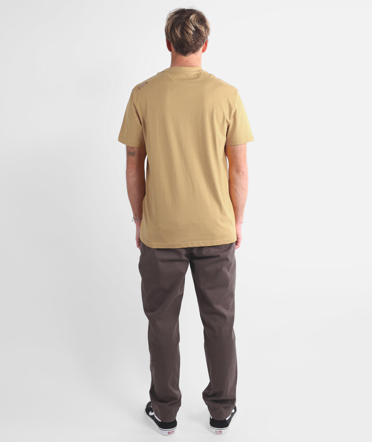 T-shirt tinta unita con ricamo 4flo TEBAZ 5/5