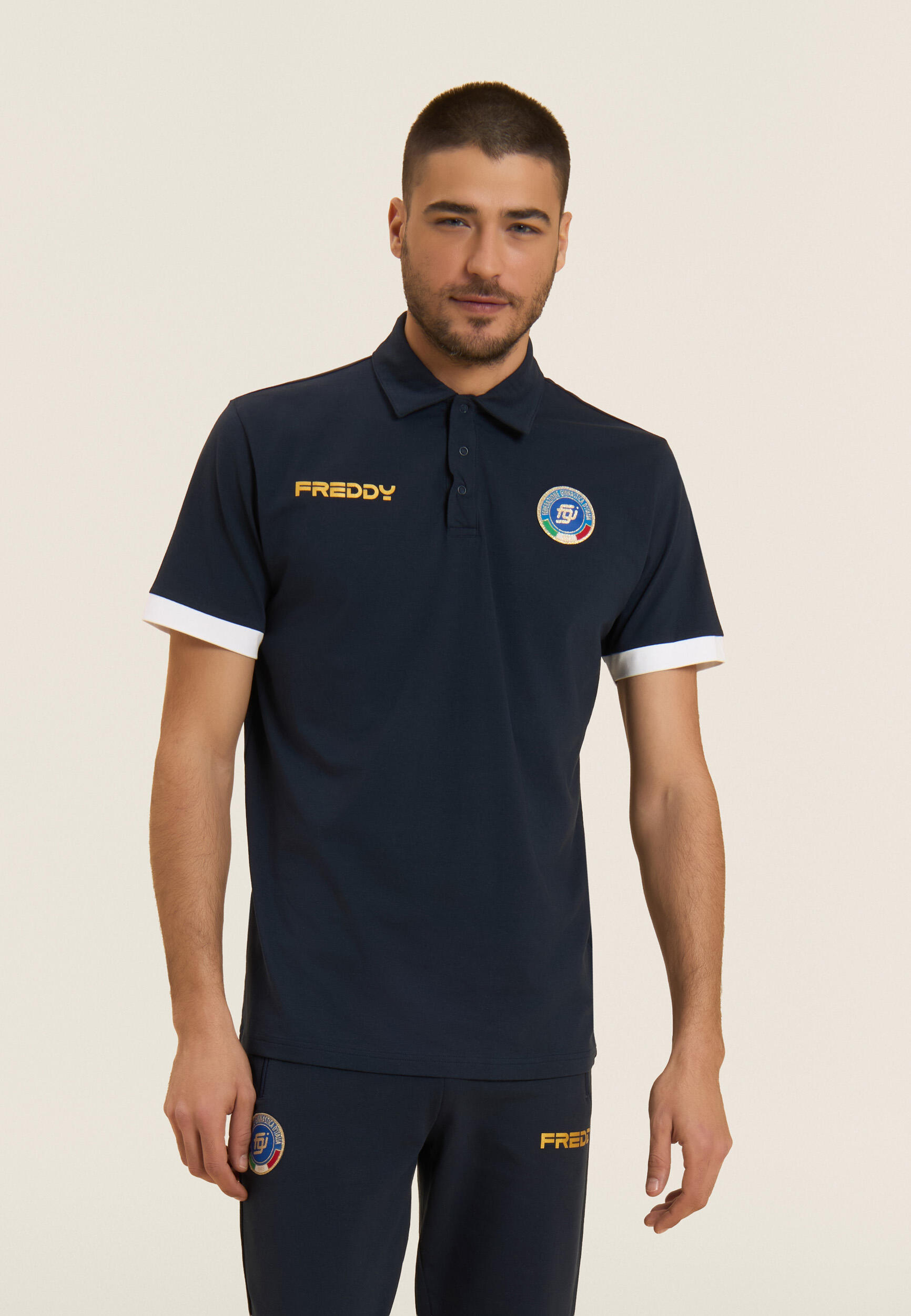Polo Uomo Italia FGI in Cotone Elasticizzato 2/5