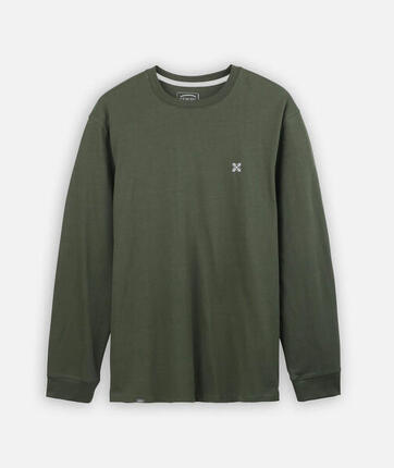 Tee-shirt uni manches longues TEBAZ