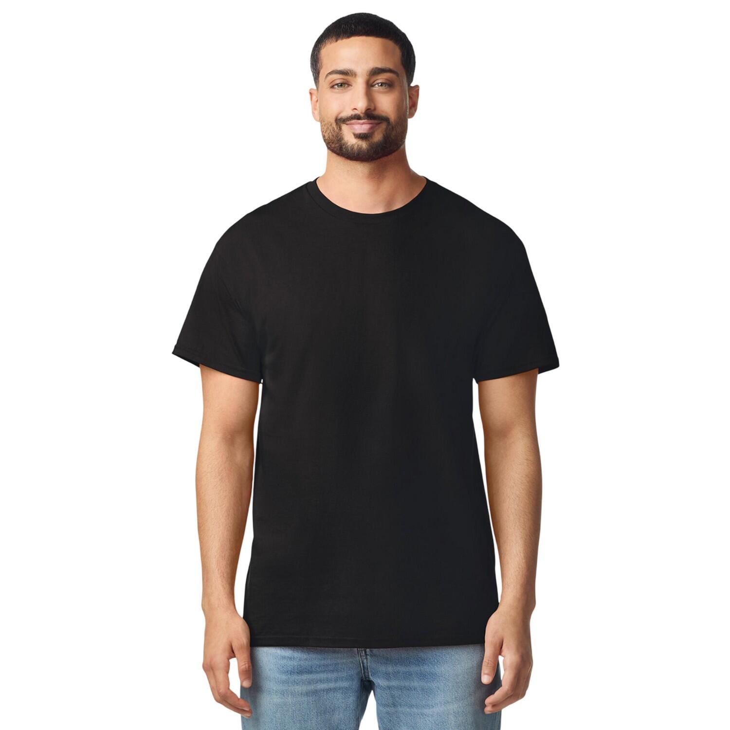 Mens Cotton Lightweight TShirt (Black) 3/3