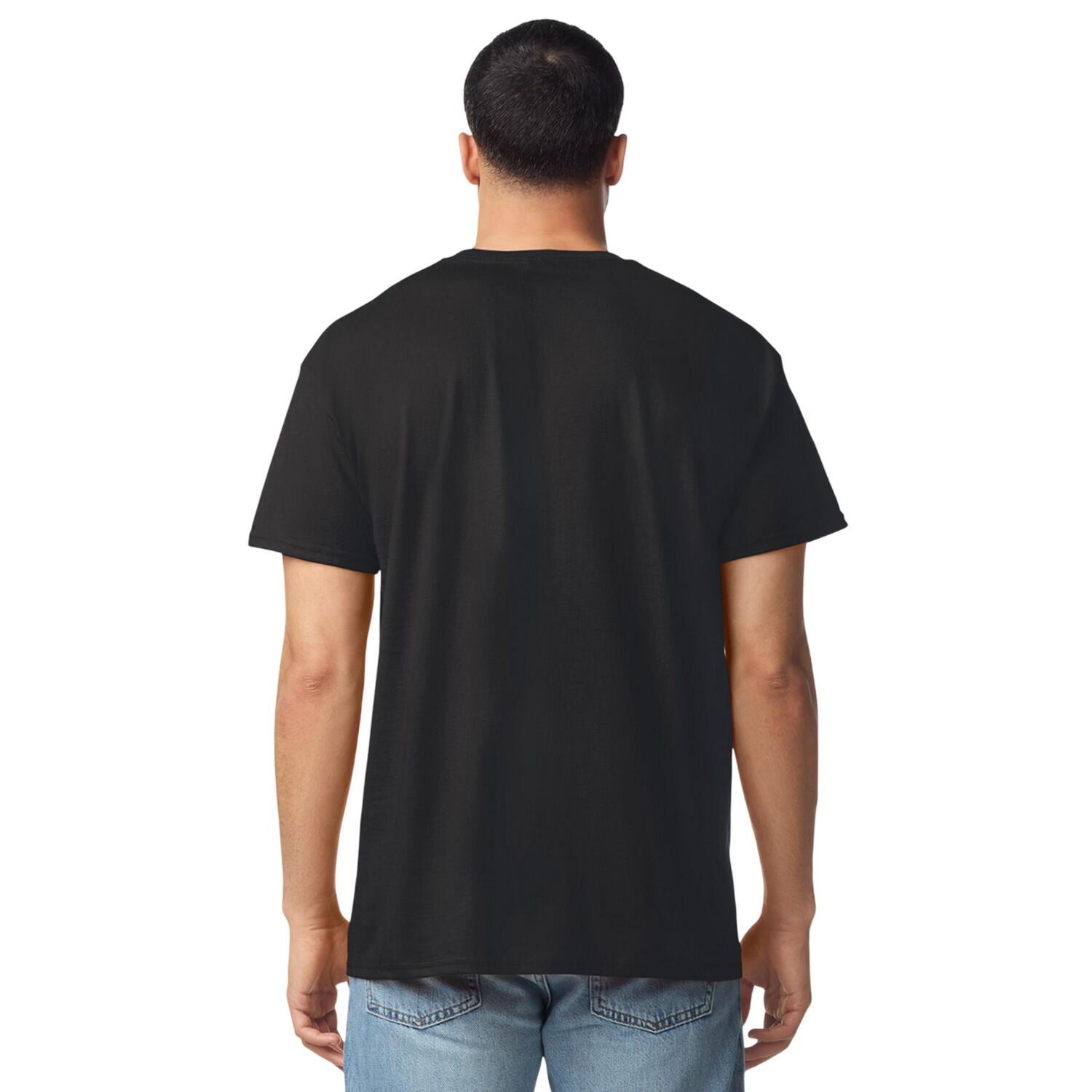 Mens Cotton Lightweight TShirt (Black) 2/3