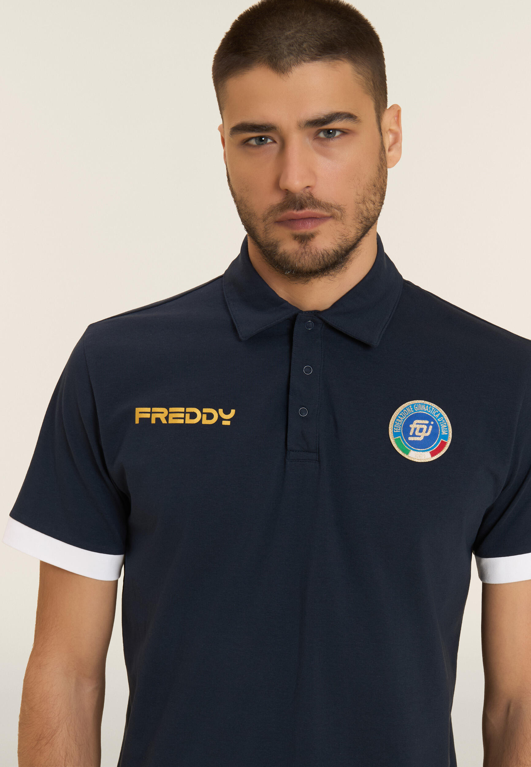 Polo Uomo Italia FGI in Cotone Elasticizzato 4/5