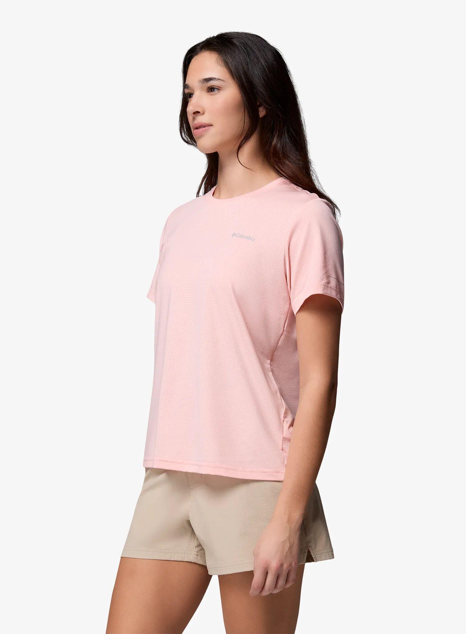 Koszulka szybkoschnąca damska Columbia Wild Springs S/S 4/6