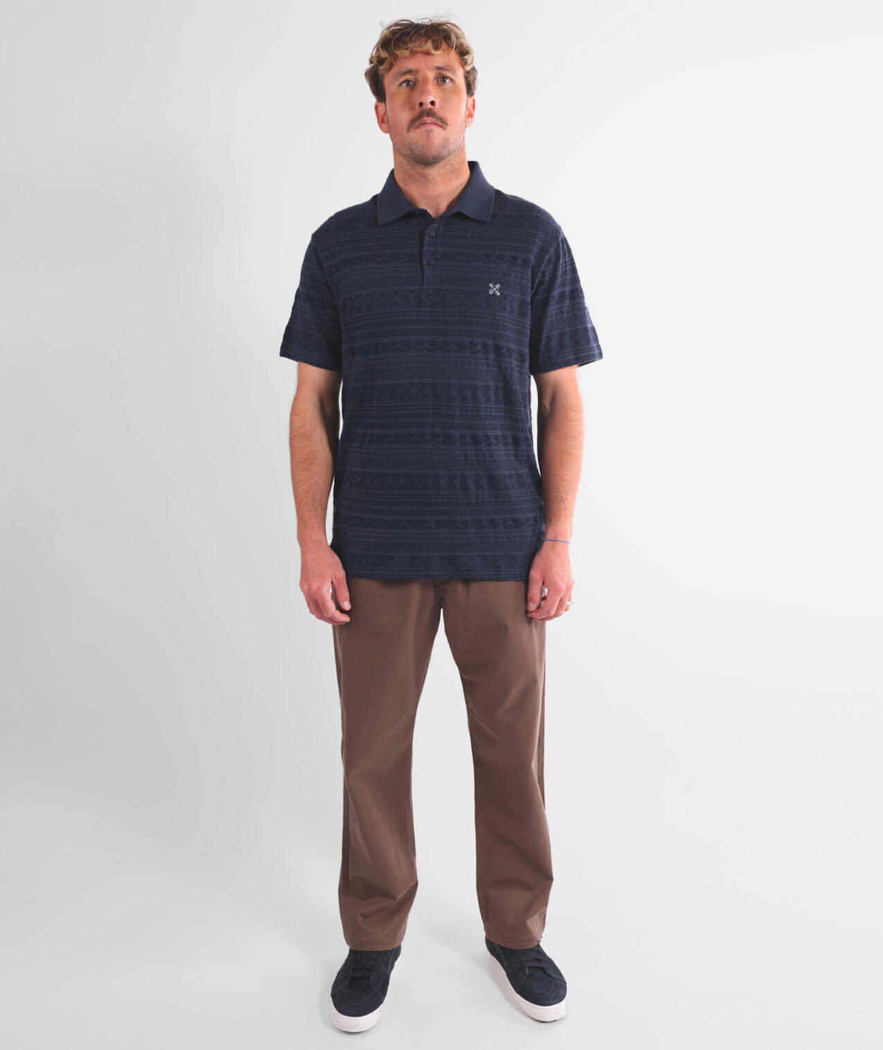 Polo met korte mouwen en print LINEUP 4/5
