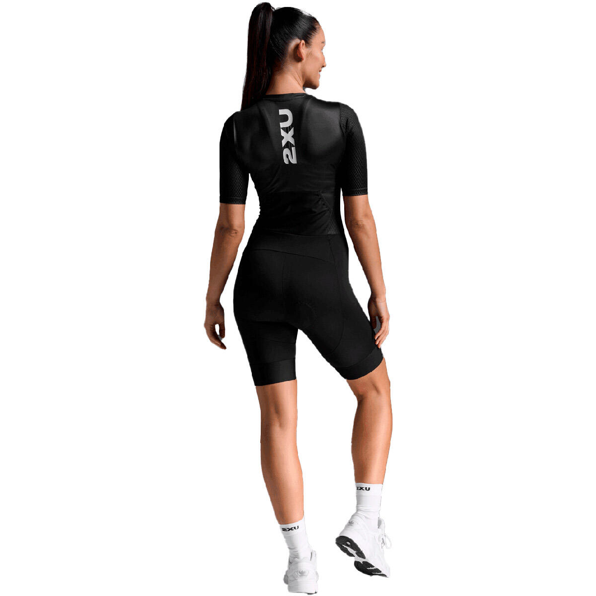 Aero Hex Sleeved Trisuit 2XU Negro 2/7
