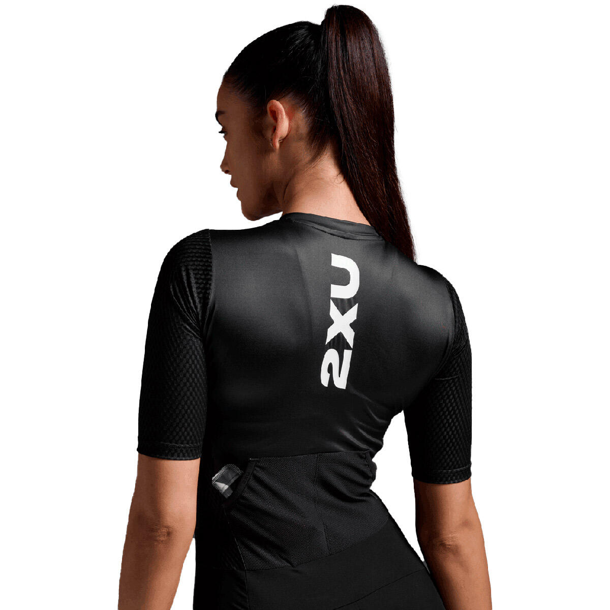 Aero Hex Sleeved Trisuit 2XU Negro 5/7