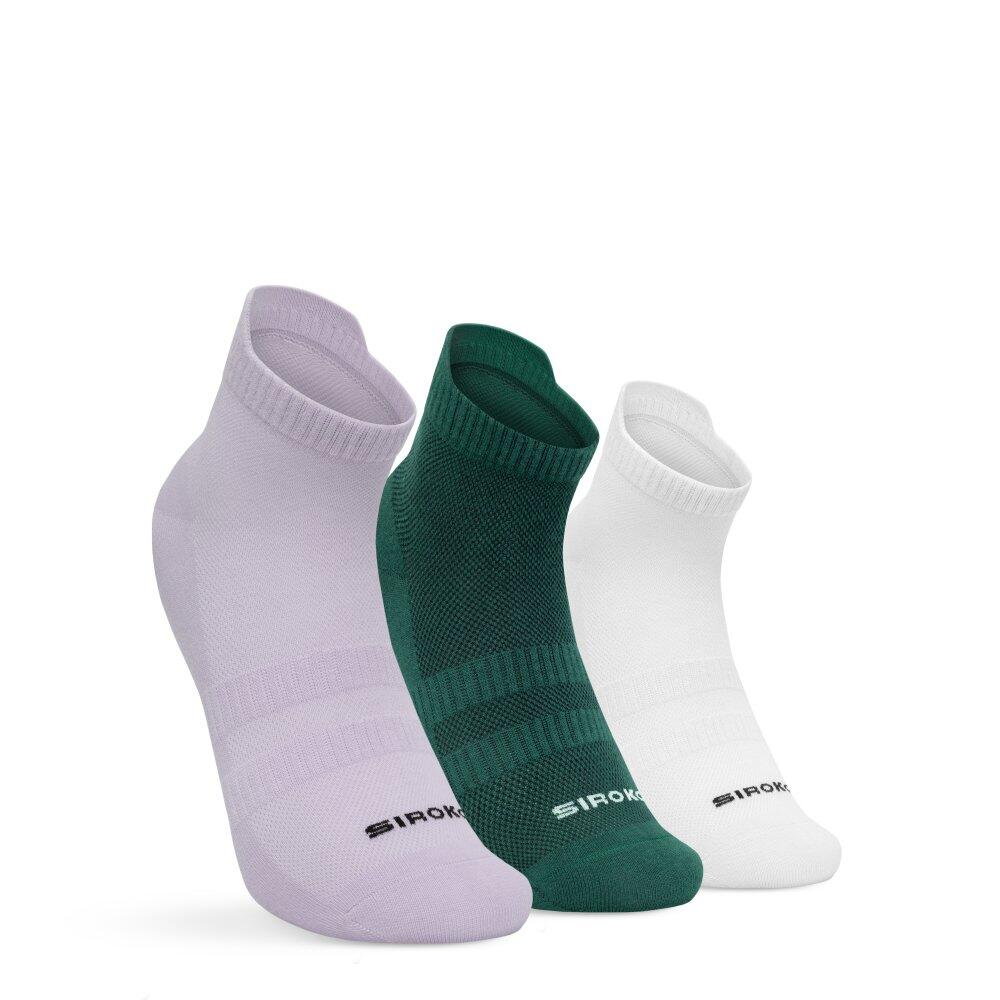 Men & Women Golf cotton ankle socks 3-pack True White