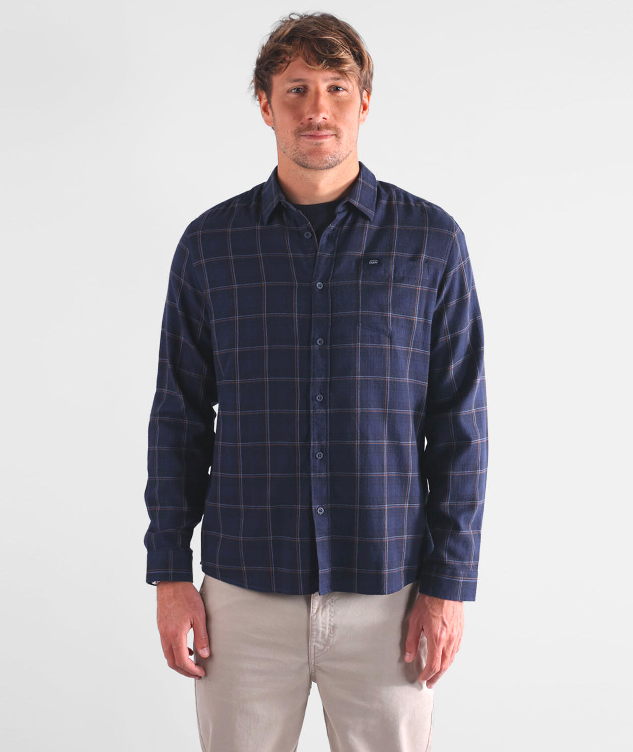 Flanellen shirt met lange mouwen HIGHLAND 2/5